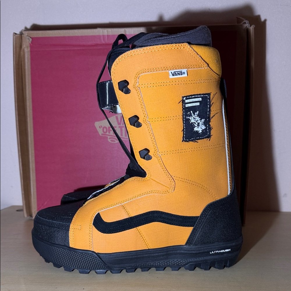 Vans Hi Standard Orange and Black Snowboard Boots